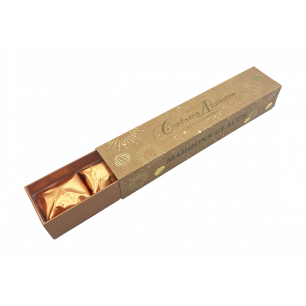 Réglette de 5 marrons glacés