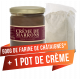 1 bocal de crème de 500g + 500g de farine de châtaignes