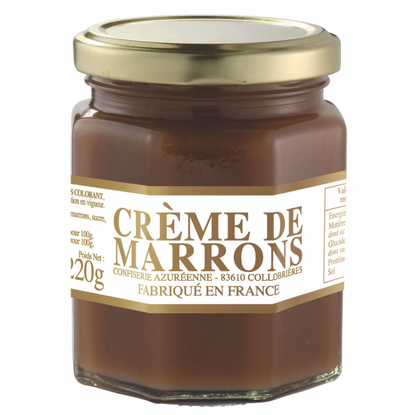 Crème de marrons 220 gr - Confiserie Azuréenne
